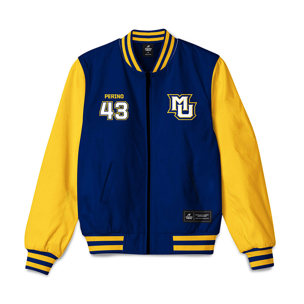 Marquette - NCAA Women's Lacrosse : Gabbi Perino - Bomber Jacket-0