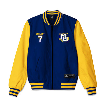 Marquette - NCAA Women's Volleyball : Keira Schmidt - Bomber Jacket-0