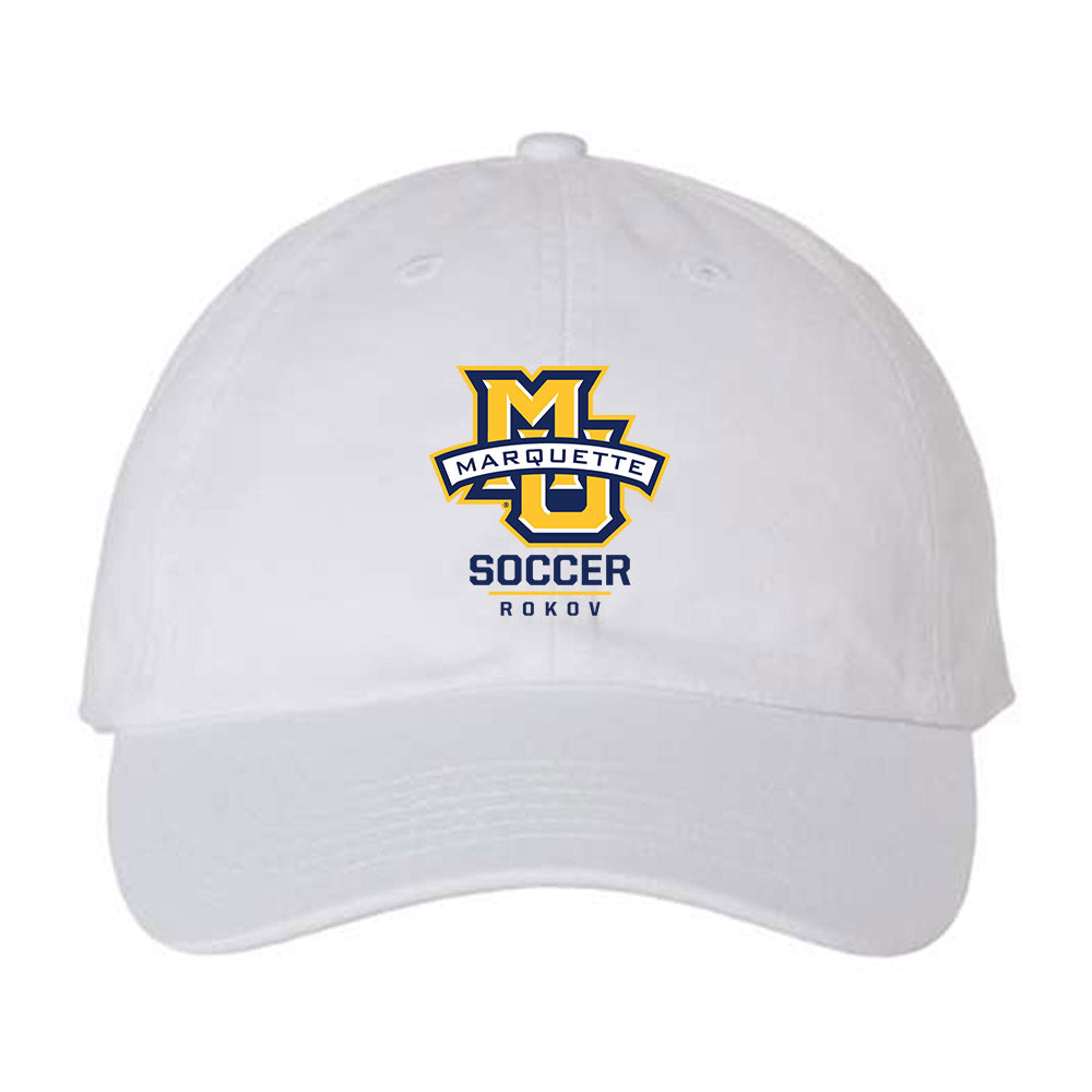 Marquette - NCAA Men's Soccer : Gabriel Rokov - Dad Hat-0