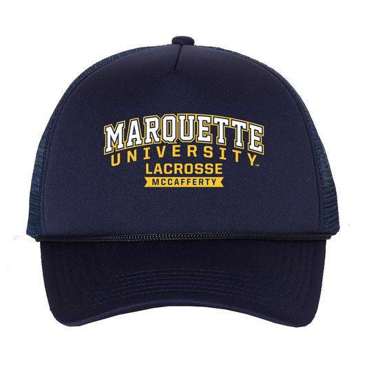 Marquette - NCAA Men's Lacrosse : Easton McCafferty - Trucker Hat-0