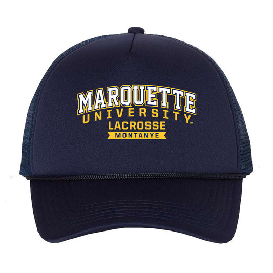 Marquette - NCAA Men's Lacrosse : Luke Montanye - Trucker Hat-0