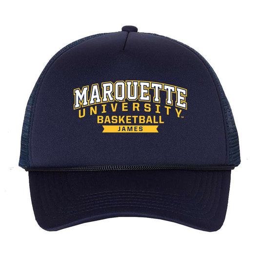 Marquette - NCAA Men's Basketball : Nigel James - Trucker Hat-0