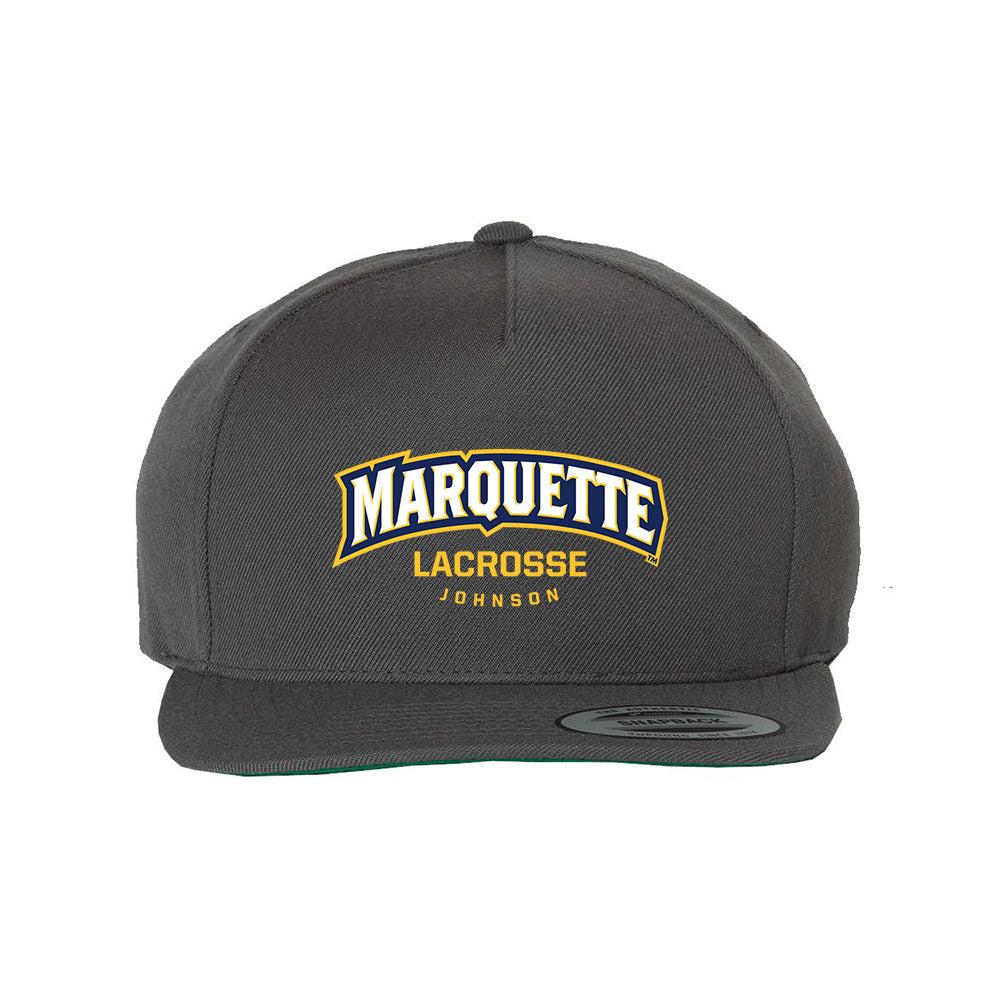 Marquette - NCAA Men's Lacrosse : Bradley Johnson - Snapback Hat