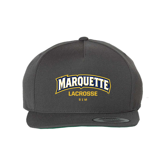 Marquette - NCAA Men's Lacrosse : Colin Sim - Snapback Hat