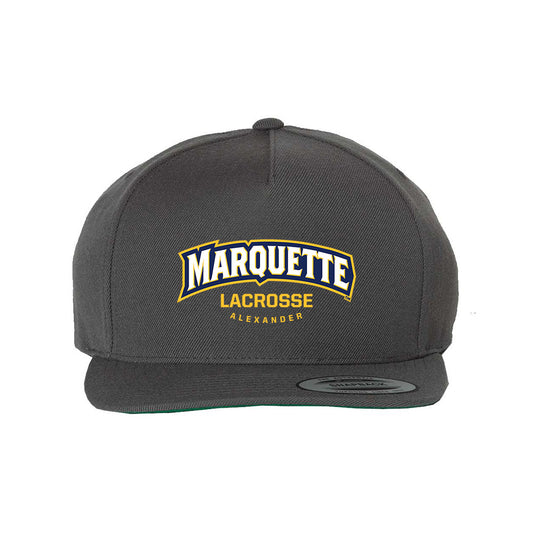 Marquette - NCAA Women's Lacrosse : Taylor Alexander - Snapback Hat