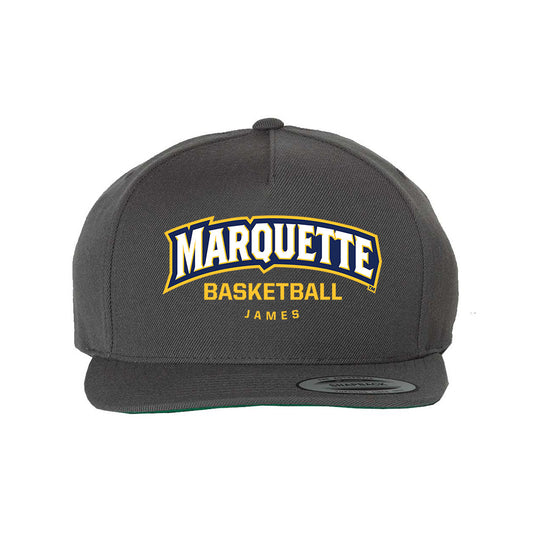 Marquette - NCAA Men's Basketball : Nigel James - Snapback Hat-0