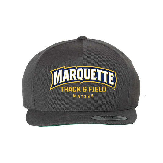 Marquette - NCAA Men's Track & Field : Alex Matzke - Snapback Hat-0