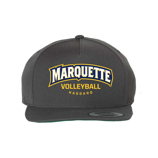 Marquette - NCAA Women's Volleyball : Isabela Haggard - Snapback Hat-0