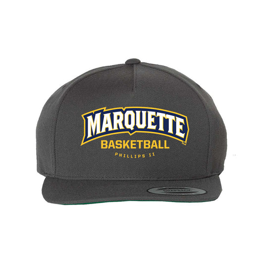 Marquette - NCAA Men's Basketball : Michael Phillips II - Snapback Hat-0