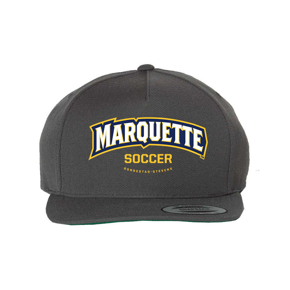 Marquette - NCAA Men's Soccer : Tristan Ronnestad-Stevens - Snapback Hat-0