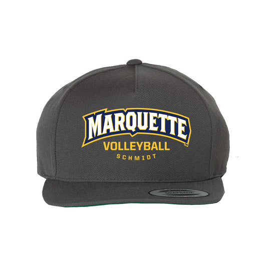 Marquette - NCAA Women's Volleyball : Keira Schmidt - Snapback Hat-0