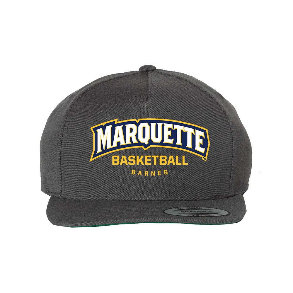 Marquette - NCAA Women's Basketball : JJ Barnes - Snapback Hat-0