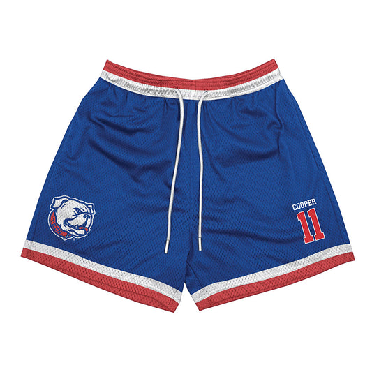 LA Tech - NCAA Men's Basketball : Kaden Cooper - Blue Shorts-0