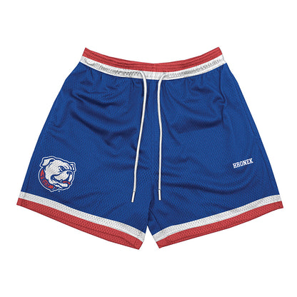 LA Tech - NCAA Men's Track & Field : Cullen Hronek - Blue Shorts-0