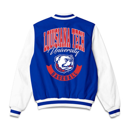 LA Tech - NCAA Baseball : Cade Patterson - Bomber Jacket-1