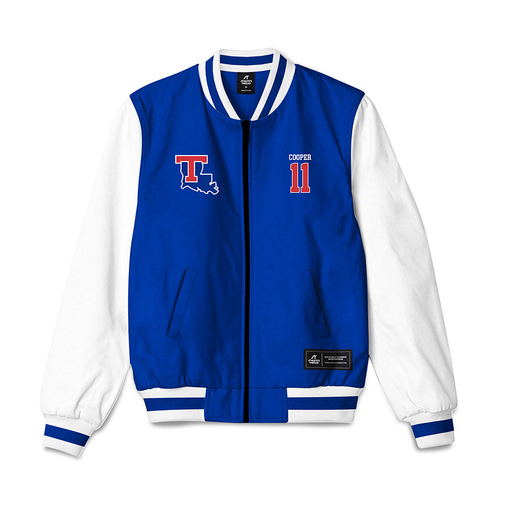 LA Tech - NCAA Men's Basketball : Kaden Cooper - Bomber Jacket-0