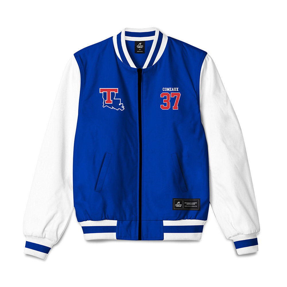 LA Tech - NCAA Baseball : Grant Comeaux - Blue Bomber Jacket