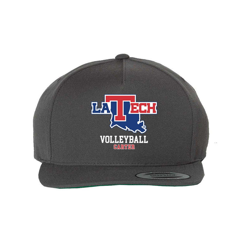 LA Tech - NCAA Women's Volleyball : Sydnee Carter - Snapback Hat-0