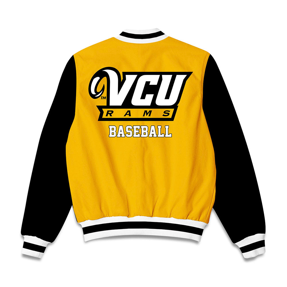 VCU - NCAA Baseball : Brendan Erka - Bomber Jacket