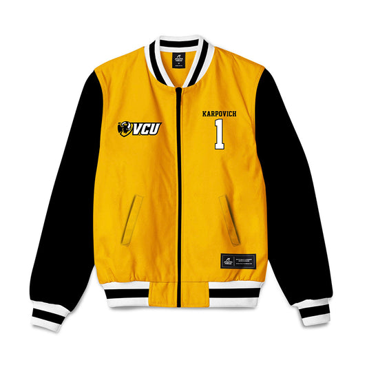 VCU - NCAA Women's Soccer : Allison Karpovich - Bomber Jacket