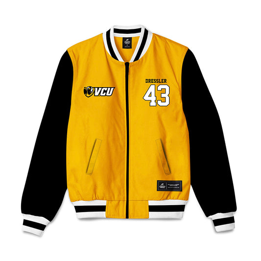 VCU - NCAA Baseball : Cade Dressler - Bomber Jacket