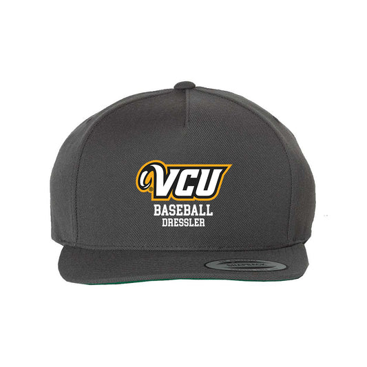 VCU - NCAA Baseball : Cade Dressler - Snapback Hat