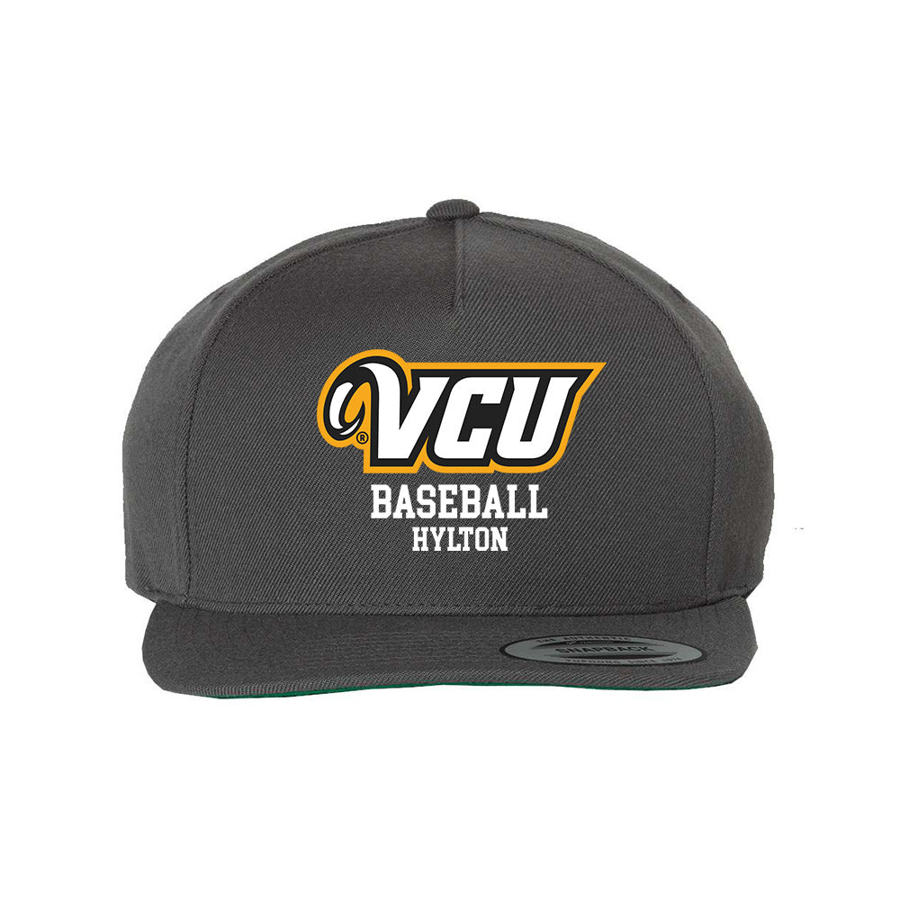 VCU - NCAA Baseball : Graham Hylton - Snapback Hat-0