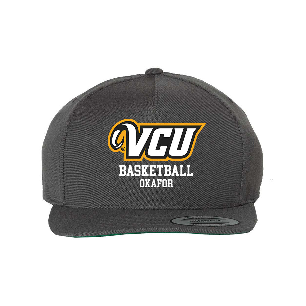 VCU - NCAA Men's Basketball : Obinnaya Okafor - Snapback Hat-0