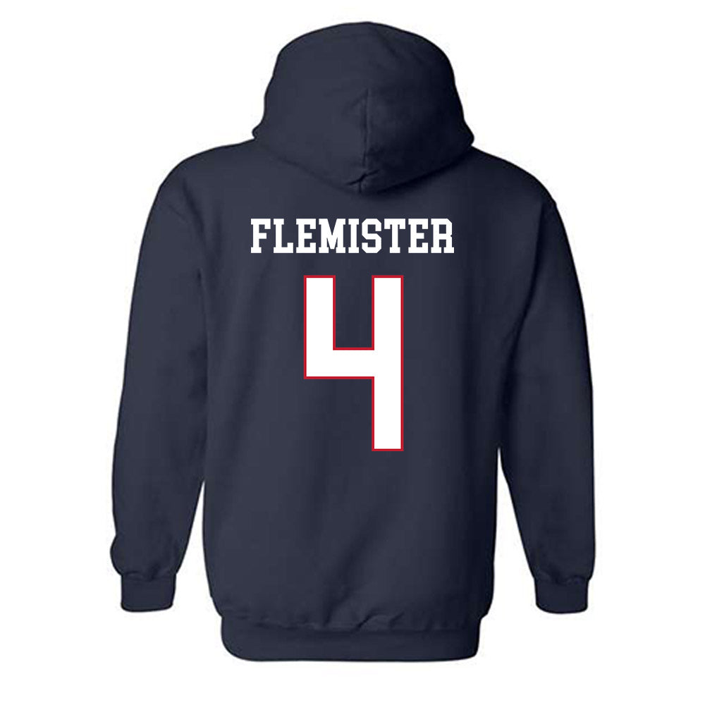 Arizona - NCAA Women's Volleyball : Maya Flemister - Sport Shersey Hooded Sweatshirt-1