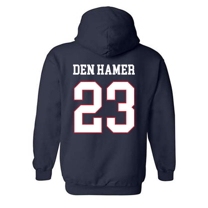 Arizona - NCAA Women's Volleyball : An den Hamer - Sport Shersey Hooded Sweatshirt