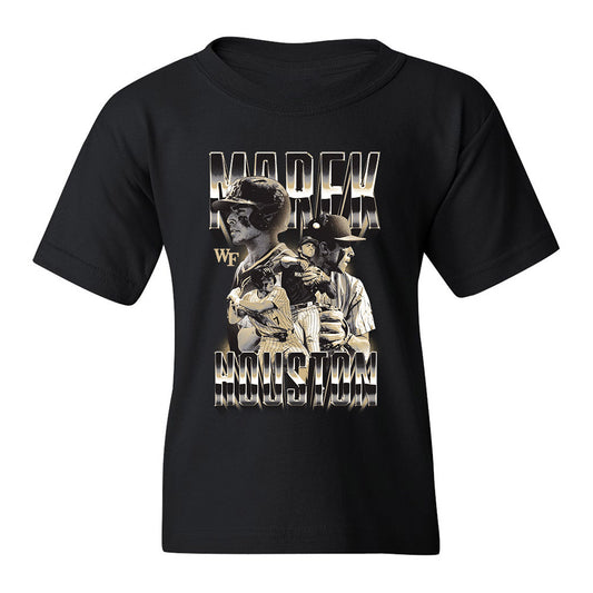 Wake Forest - NCAA Baseball : Marek Houston - Player Collage Youth T-Shirt Player Collage