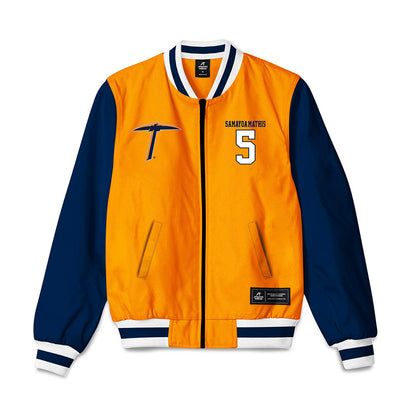 UTEP - NCAA Women's Basketball : Heaven Samayoa-Mathis - Bomber Jacket-0