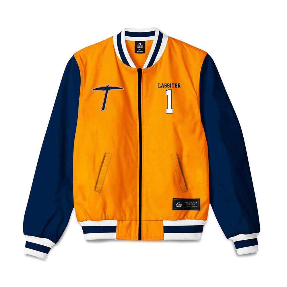 UTEP - NCAA Softball : Paige Lassiter - Bomber Jacket-0