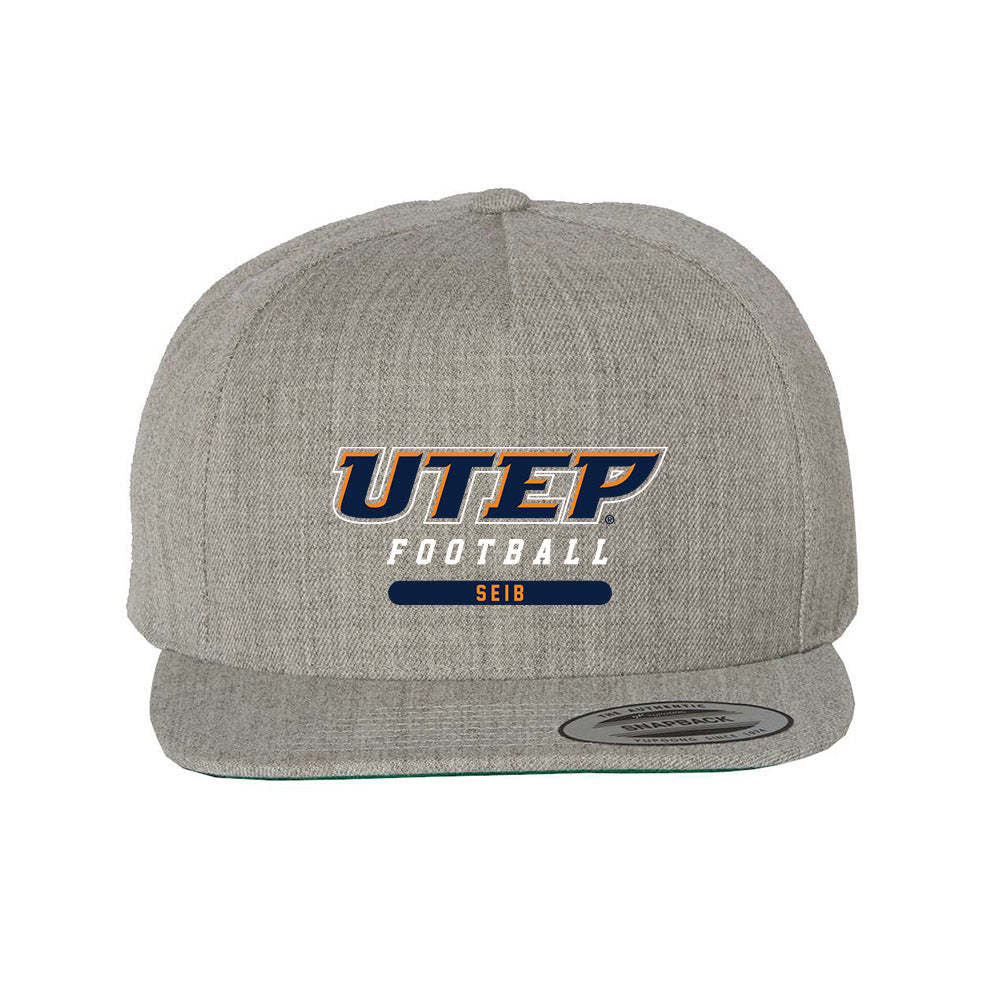 UTEP - NCAA Football : Luke Seib - Snapback Hat