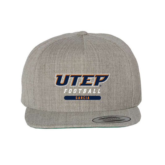 UTEP - NCAA Football : Edgar Garcia - Snapback Hat