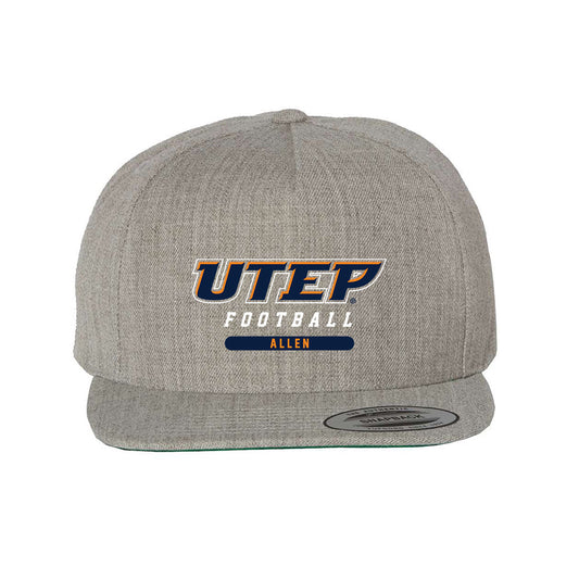 UTEP - NCAA Football : Josiah Allen - Snapback Hat