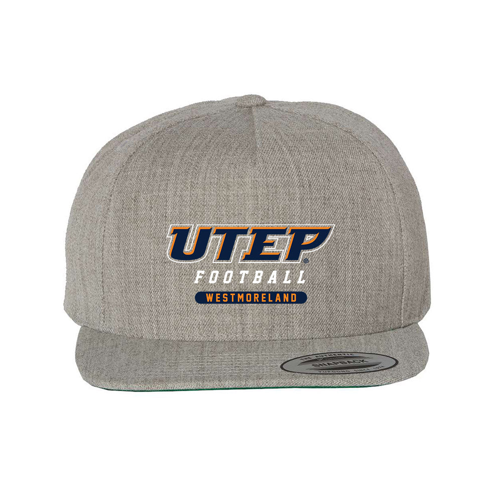 UTEP - NCAA Football : Maurice Westmoreland - Snapback Hat