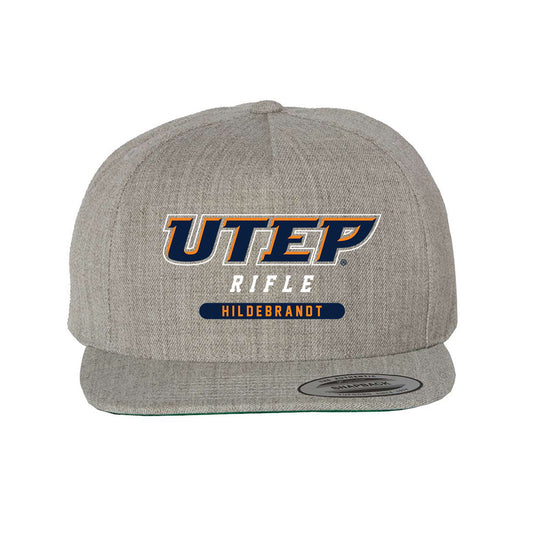 UTEP - NCAA Rifle : Paige Hildebrandt - Snapback Hat-0