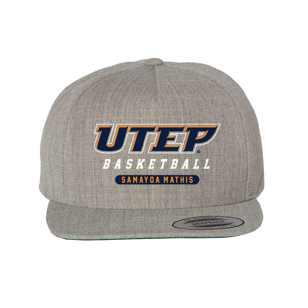 UTEP - NCAA Women's Basketball : Heaven Samayoa-Mathis - Snapback Hat-0
