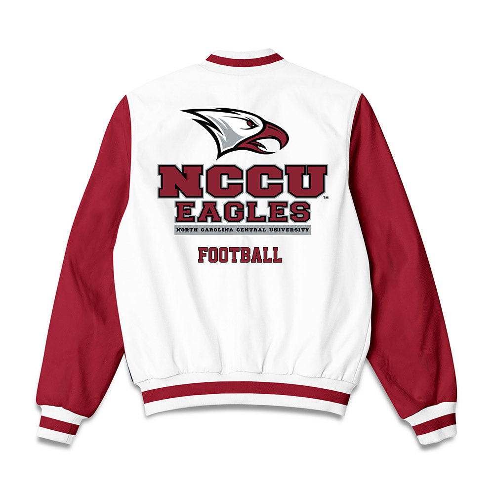 NCCU - NCAA Football : Cameron Williams - Bomber Jacket-1