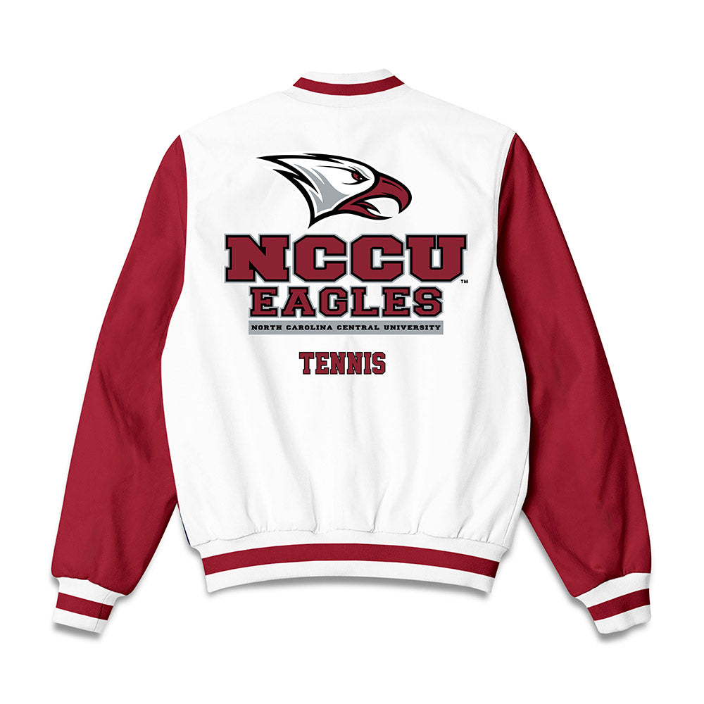 NCCU - NCAA Men's Tennis : Naresh Mithran Bharathy - Bomber Jacket