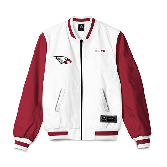 NCCU - NCAA Men's Golf : Jalen Brown - Bomber Jacket