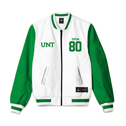 North Texas - NCAA Football : Baron Tipton - Bomber Jacket