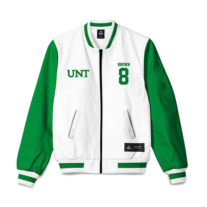 North Texas - NCAA Football : Jordan Brown - Bomber Jacket