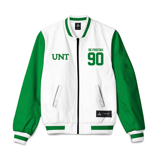 North Texas - NCAA Football : Dominic De Freitas - Bomber Jacket-0