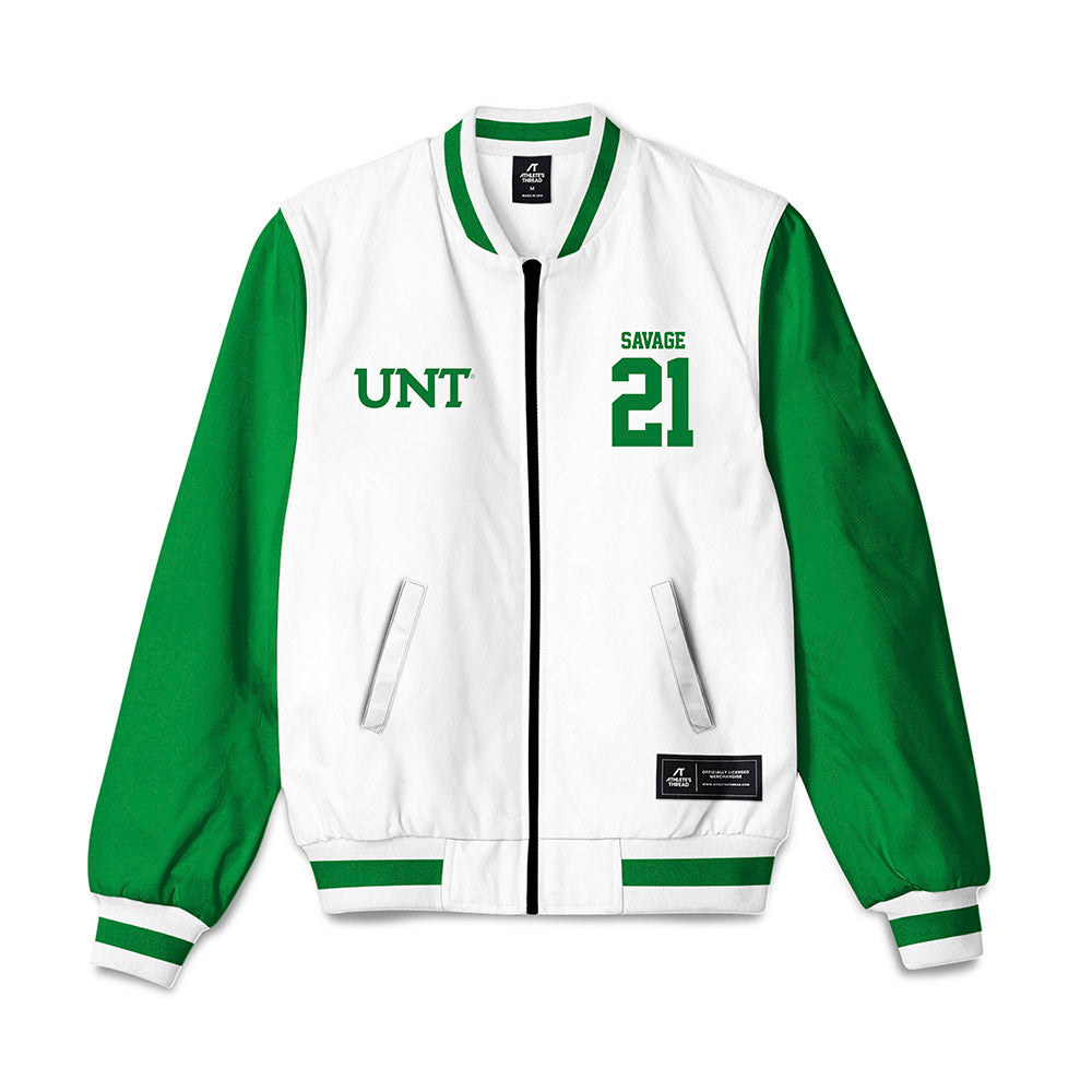 North Texas - NCAA Softball : Skylar Savage - Bomber Jacket