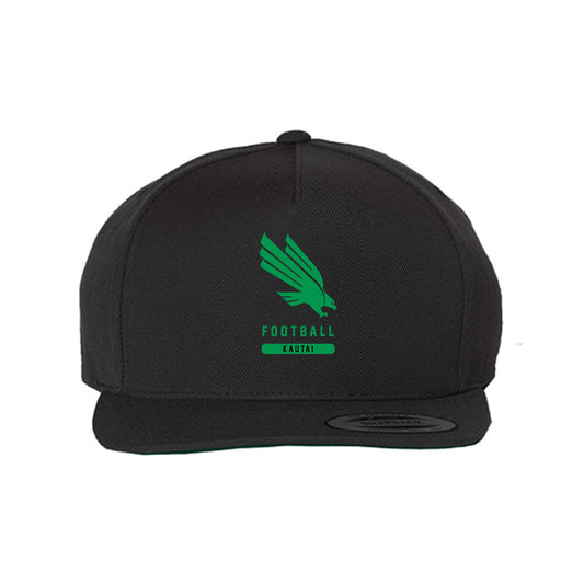 North Texas - NCAA Football : Xzavior Kautai - Snapback Hat-0