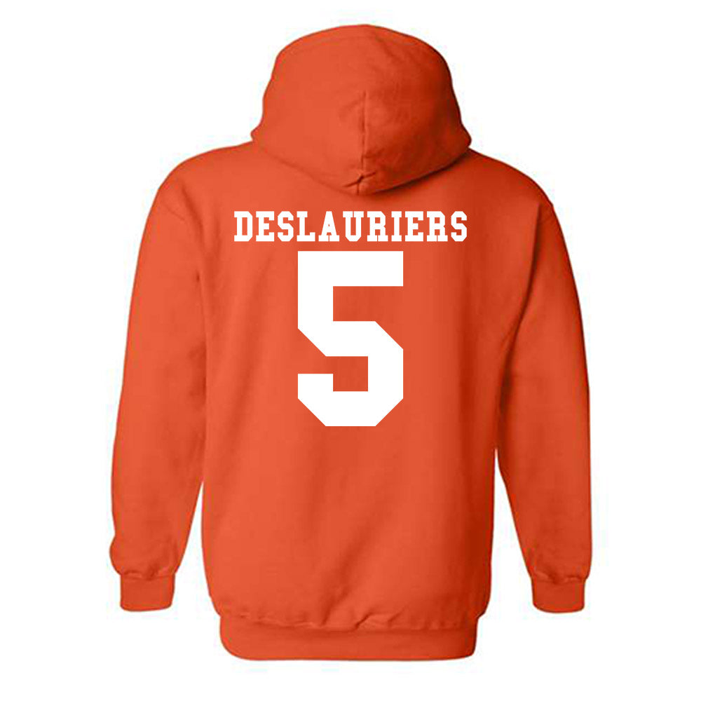 Syracuse - NCAA Football : Antoine Deslauriers - Classic Shersey Hooded Sweatshirt-1