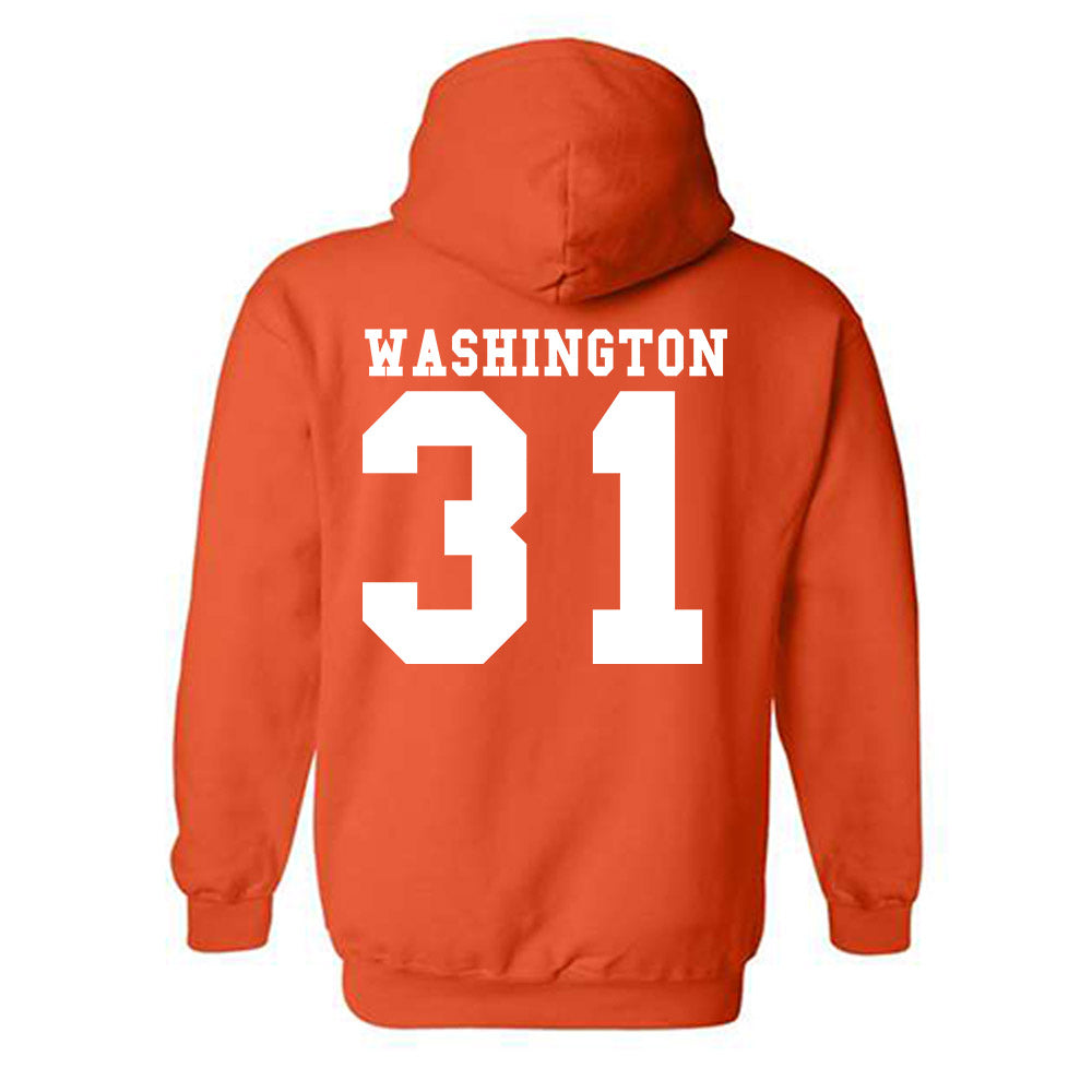 Syracuse - NCAA Football : Marcus Washington - Classic Shersey Hooded Sweatshirt