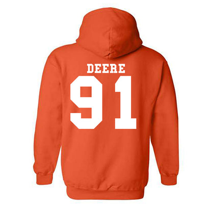 Syracuse - NCAA Men's Lacrosse : Trey Deere - Classic Shersey Hooded Sweatshirt-1